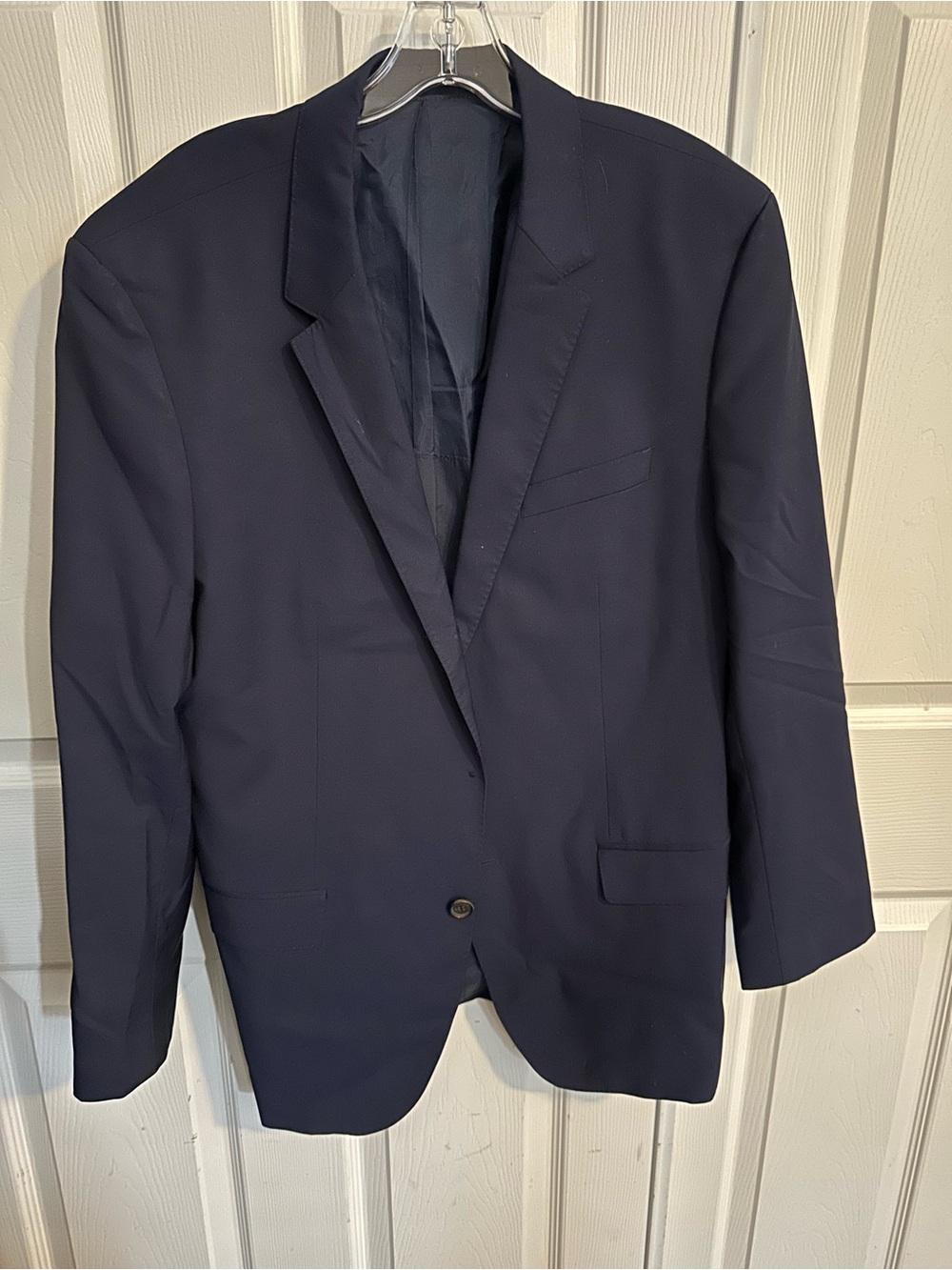 Boss Navy Single-Breasted Sport Coat
